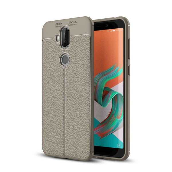 

Защитный чехол Deexe Leather Cover для ASUS Zenfone 5 Lite (ZC600KL) - Grey