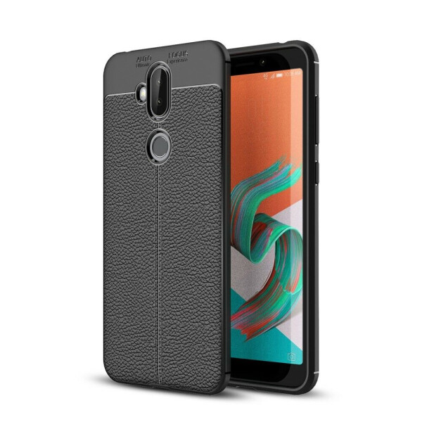 

Защитный чехол Deexe Leather Cover для ASUS Zenfone 5 Lite (ZC600KL) - Black