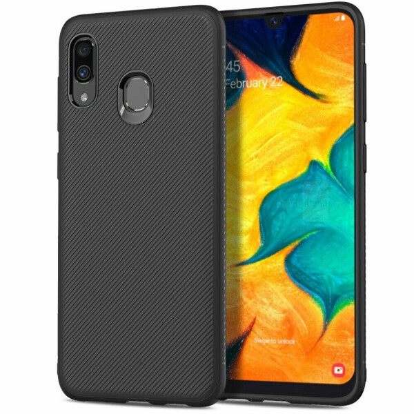 

Защитный чехол UniCase Twill Soft для Samsung Galaxy A30 (A305) / A20 (A205) - Black