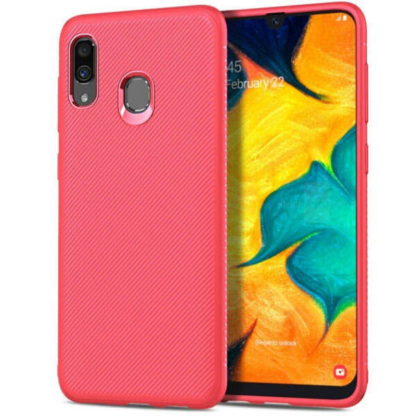 

Защитный чехол UniCase Twill Soft для Samsung Galaxy A30 (A305) / A20 (A205) - Red