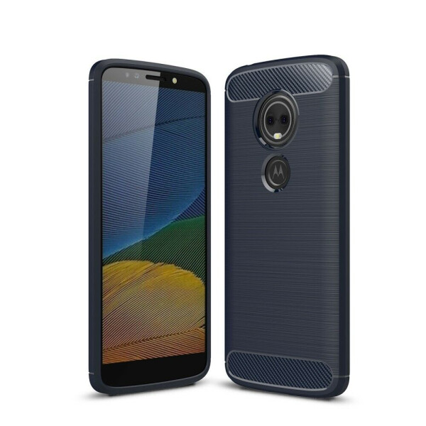 

Защитный чехол UniCase Carbon для Motorola Moto E5 - Dark Blue