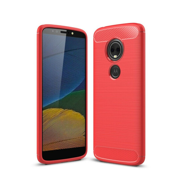 

Защитный чехол UniCase Carbon для Motorola Moto E5 - Red
