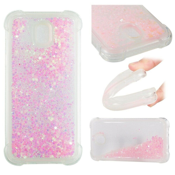 

Силиконовый чехол Deexe Fashion Glitter для Samsung Galaxy J5 2017 (J530) - Pink