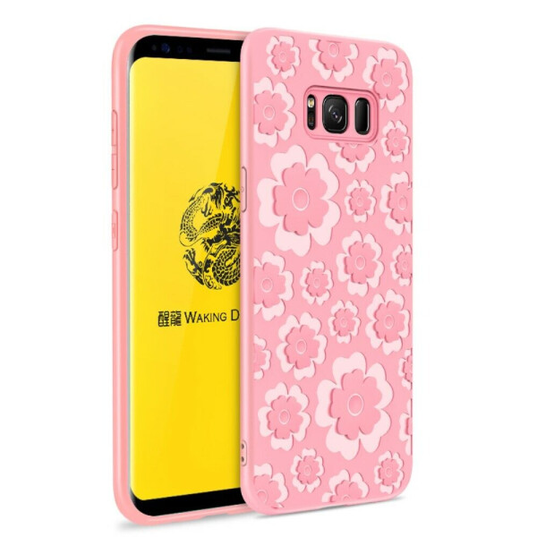 

Силиконовый чехол UniCase 3D Flower Series для Samsung Galaxy S8 Plus (G955) - Pink