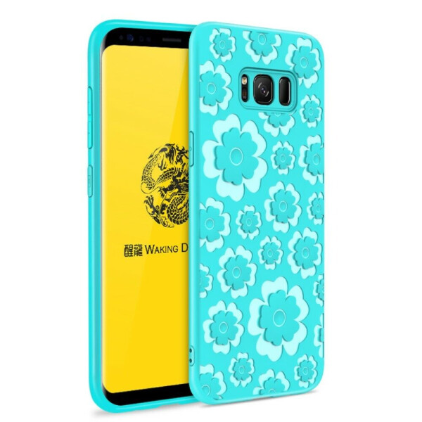 

Силиконовый чехол UniCase 3D Flower Series для Samsung Galaxy S8 (G950) - Blue