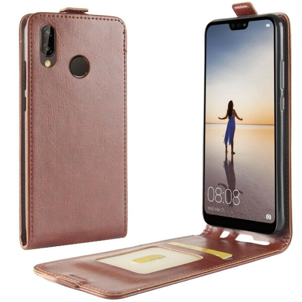

Чехол Deexe Flip Case для Huawei P20 Lite - Brown