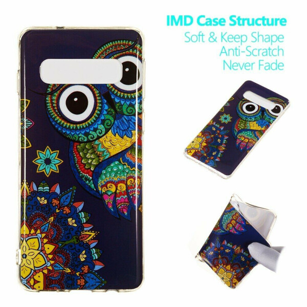 

Силиконовый (TPU) чехол Deexe LumiCase для Samsung Galaxy S10 (G973) - Owl