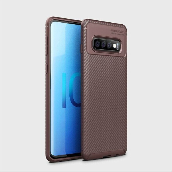 

Защитный чехол Deexe Fusion для Samsung Galaxy S10 (G973) - Coffee