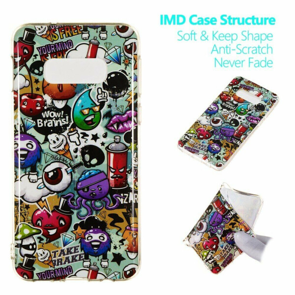 

Силиконовый (TPU) чехол Deexe LumiCase для Samsung Galaxy S10e (G970) - Wow, Brains