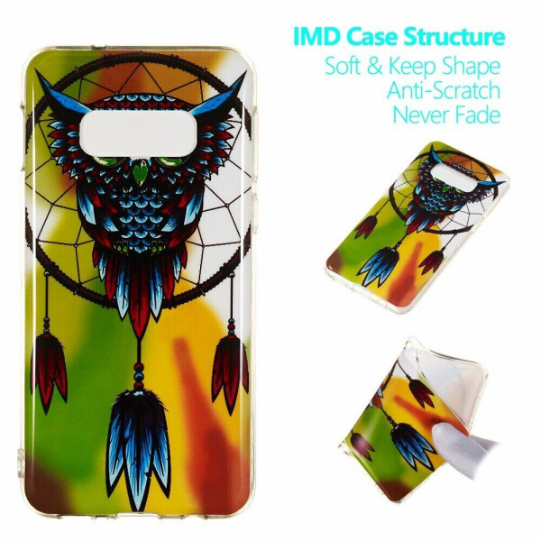 

Силиконовый (TPU) чехол Deexe LumiCase для Samsung Galaxy S10e (G970) - Owl Dream Catcher