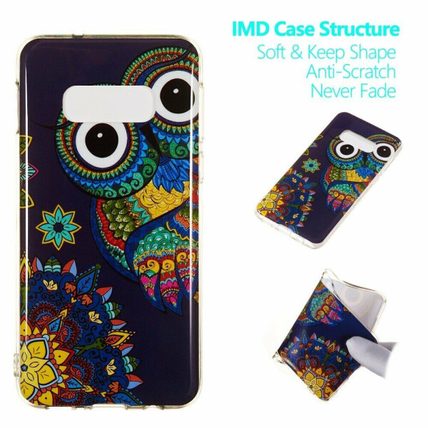 Силиконовый (TPU) чехол Deexe LumiCase для Samsung Galaxy S10e (G970) - Owl