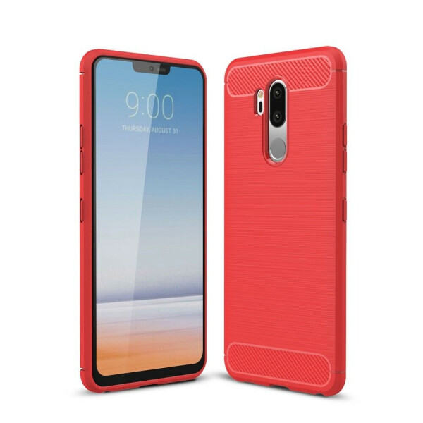 

Защитный чехол UniCase Carbon для LG G7 ThinQ - Red