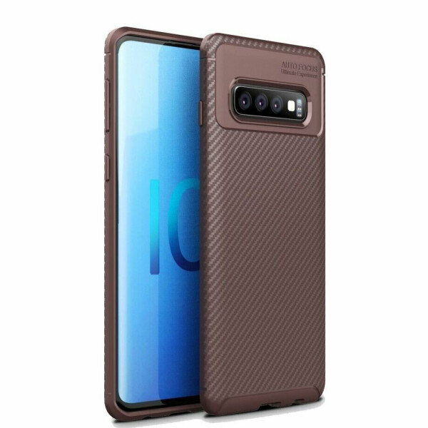 

Защитный чехол Deexe Fusion для Samsung Galaxy S10 Plus (G975) - Coffee