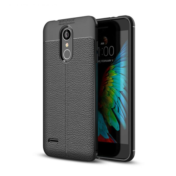 

Защитный чехол Deexe Leather Cover для LG K9 (2018) - Black