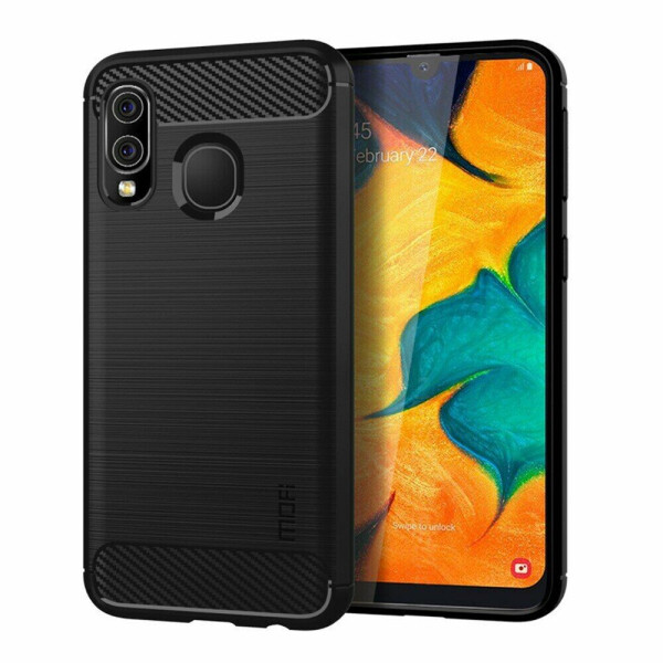 

Силиконовый (TPU) чехол MOFI Carbon Fiber для Samsung Galaxy A40 (A405) (TPU) - Black