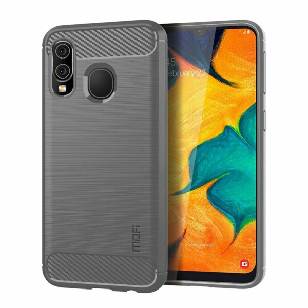 

Силиконовый (TPU) чехол MOFI Carbon Fiber для Samsung Galaxy A40 (A405) (TPU) - Grey