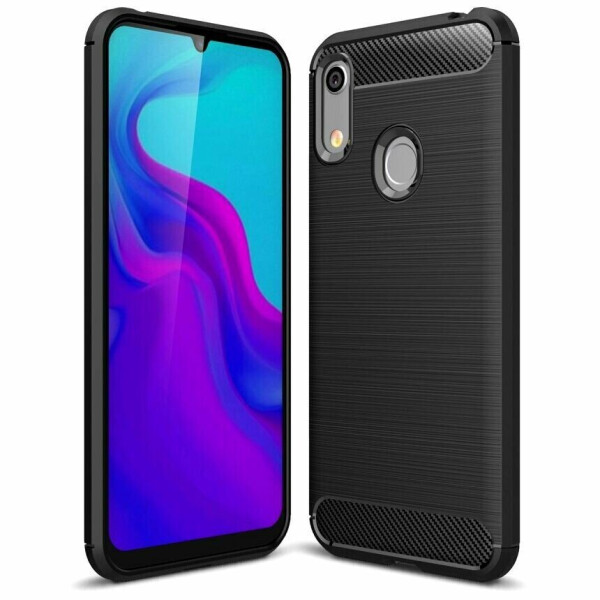 

Защитный чехол UniCase Carbon для Huawei Honor 8A / Honor 8A Prime / Y6s 2019 - Black