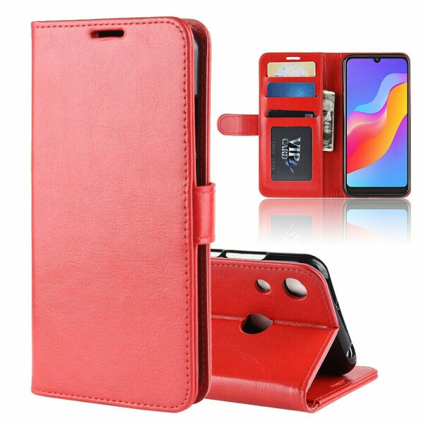 

Чехол-книжка Deexe Wallet Style для Huawei Honor 8A / Honor 8A Prime / Y6s 2019 - Red