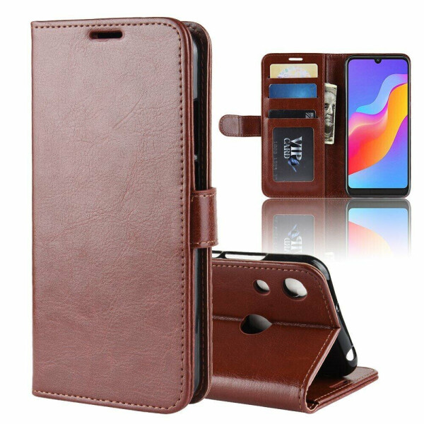 

Чехол-книжка Deexe Wallet Style для Huawei Honor 8A / Honor 8A Prime / Y6s 2019 - Brown