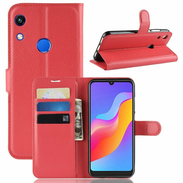 

Чехол-книжка Deexe Book Type для Huawei Honor 8A / Honor 8A Prime / Y6s 2019 - Red
