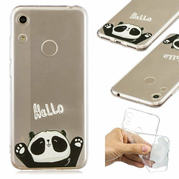 

Силиконовый (TPU) чехол Deexe Pretty Glossy для Huawei Honor 8A / Honor 8A Prime / Y6s 2019 - Cute Panda