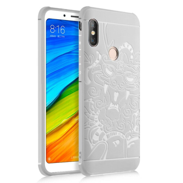 

Защитный чехол UniCase Dragon Style для Xiaomi Redmi Note 5 / Note 5 Pro - Grey