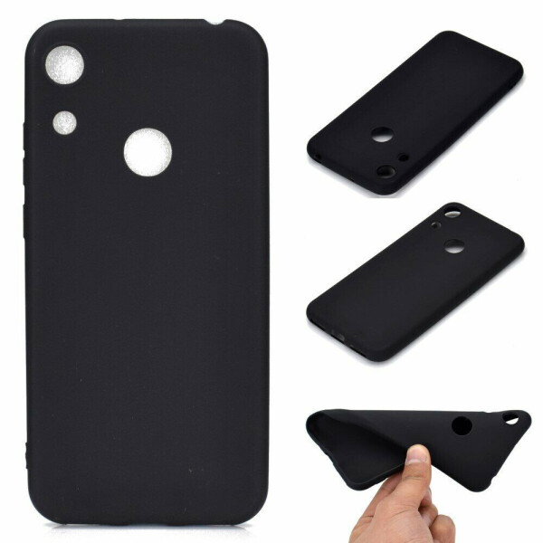

Силиконовый (TPU) чехол Deexe Matte Case для Huawei Honor 8A / Honor 8A Prime / Y6s 2019 - Black