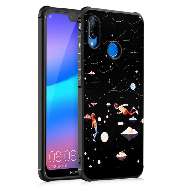 

Защитный чехол UniCase Black Style для Huawei P20 Lite - Stars Pattern