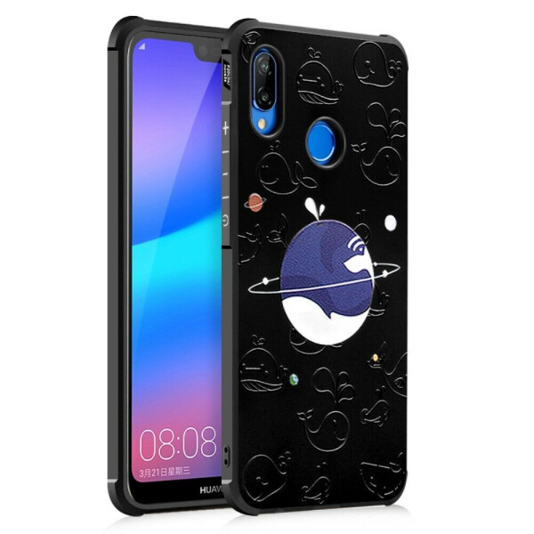 

Защитный чехол UniCase Black Style для Huawei P20 Lite - Whale Pattern
