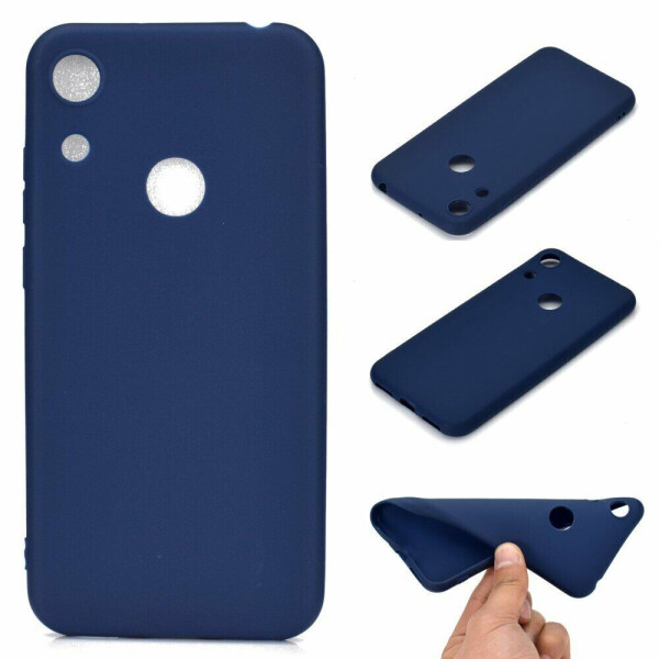 

Силиконовый (TPU) чехол Deexe Matte Case для Huawei Honor 8A / Honor 8A Prime / Y6s 2019 - Dark Blue