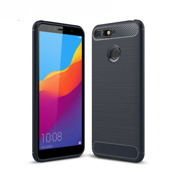 

Защитный чехол UniCase Carbon для Huawei Honor 7A - Dark Blue