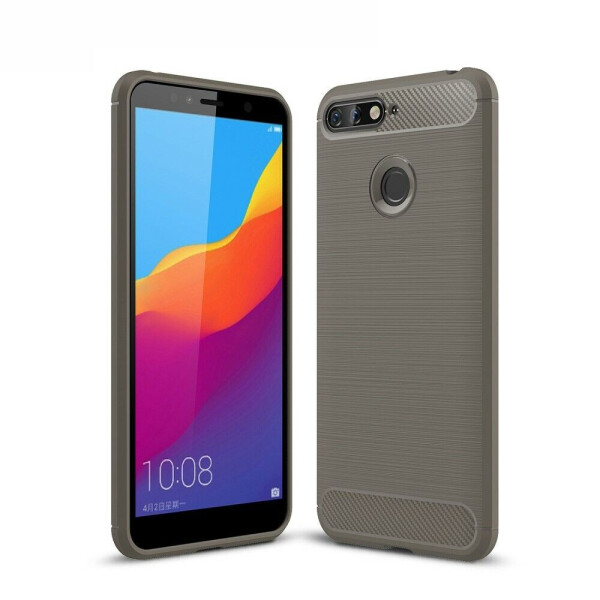 

Защитный чехол UniCase Carbon для Huawei Honor 7A - Grey