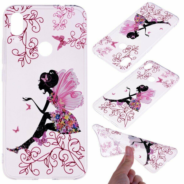 

Силиконовый (TPU) чехол Deexe Pretty Glossy для Xiaomi Redmi Note 7 / Note 7 Pro - Flowered Beauty