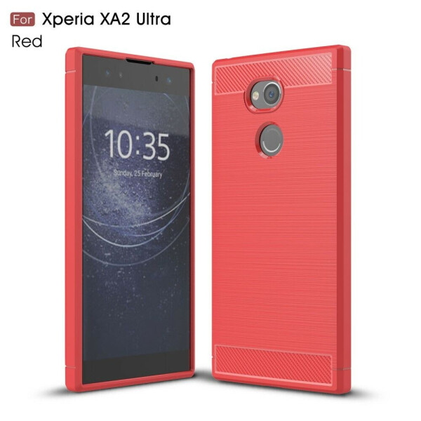 

Защитный чехол UniCase Carbon для Sony XA2 Ultra - Red