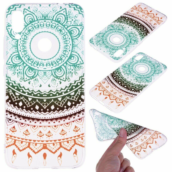 

Силиконовый (TPU) чехол Deexe Pretty Glossy для Xiaomi Redmi Note 7 / Note 7 Pro - Colorful Flower