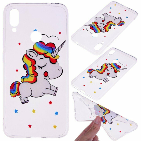 

Силиконовый (TPU) чехол Deexe Pretty Glossy для Xiaomi Redmi Note 7 / Note 7 Pro - Unicorn