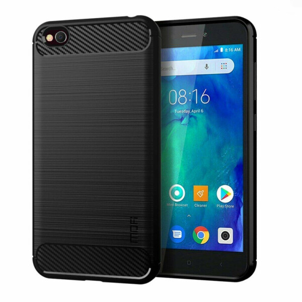 

Силиконовый (TPU) чехол MOFI Carbon Fiber для Xiaomi Redmi Go - Black