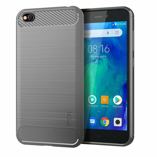 

Силиконовый (TPU) чехол MOFI Carbon Fiber для Xiaomi Redmi Go - Grey
