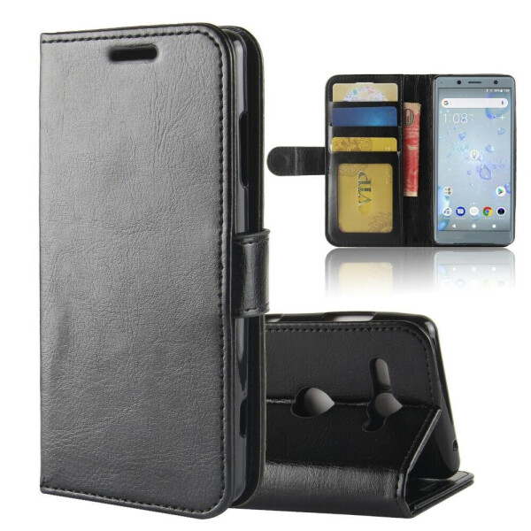 

Чехол-книжка Deexe Wallet Style для Sony Xperia XZ2 Compact - Black