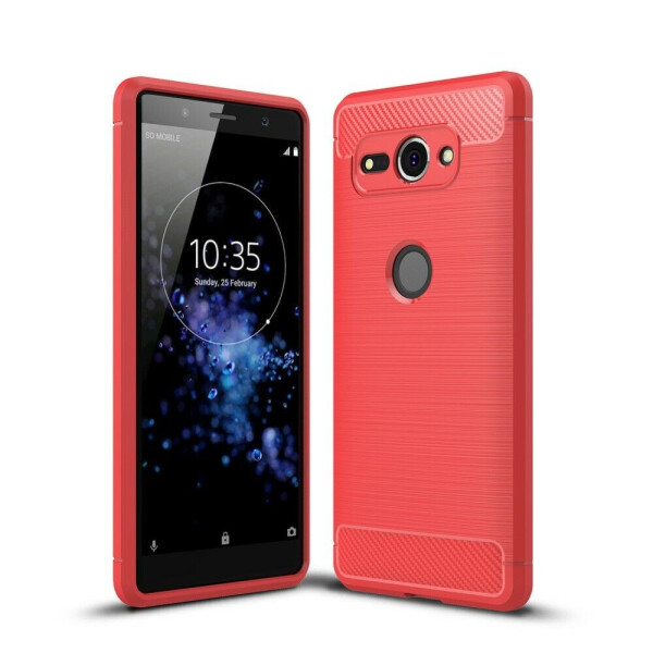 

Защитный чехол UniCase Carbon для Sony Xperia XZ2 Compact - Red