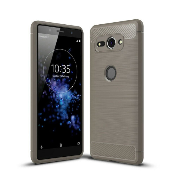 

Защитный чехол UniCase Carbon для Sony Xperia XZ2 Compact - Grey