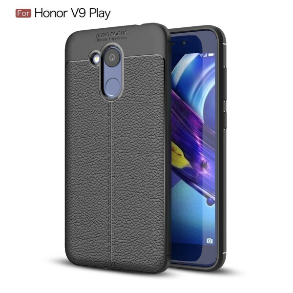 

Защитный чехол Deexe Leather Cover для Huawei Honor 6C Pro - Black