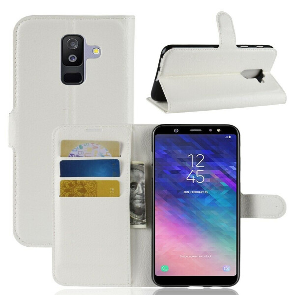 

Чехол-книжка Deexe Book Type для Samsung Galaxy A6+ 2018 (A605) - Белый