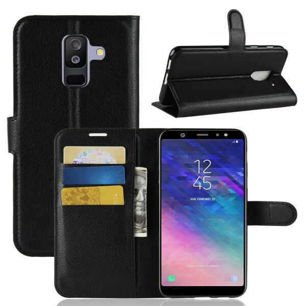 

Чехол-книжка Deexe Book Type для Samsung Galaxy A6+ 2018 (A605) - Черный