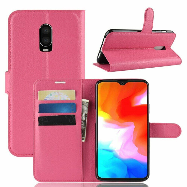 

Чехол-книжка Deexe Book Type для OnePlus 6T - Rose