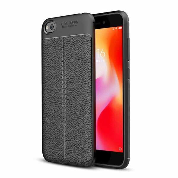 

Защитный чехол Deexe Leather Cover для Xiaomi Redmi Go - Black