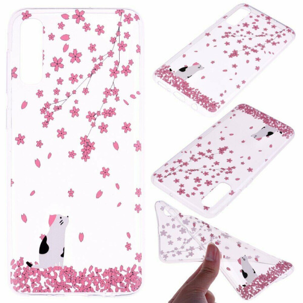 

Силиконовый (TPU) чехол Deexe Pretty Glossy для Samsung Galaxy A50 (A505) / A30s (A307) / A50s (A507) - Flower and Cat