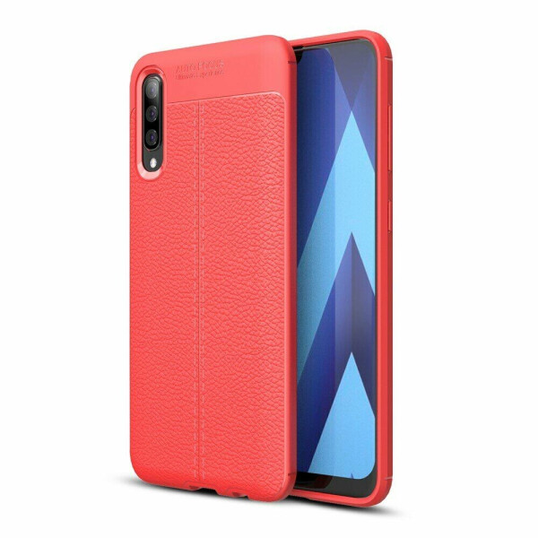 

Защитный чехол Deexe Leather Cover для Samsung Galaxy A50 (A505) / A30s (A307) / A50s (A507) - Red