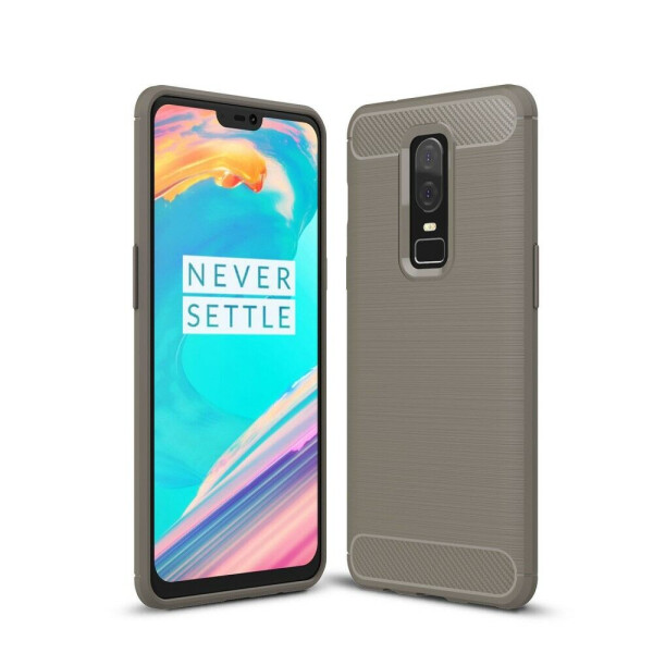 

Защитный чехол UniCase Carbon для OnePlus 6 - Grey