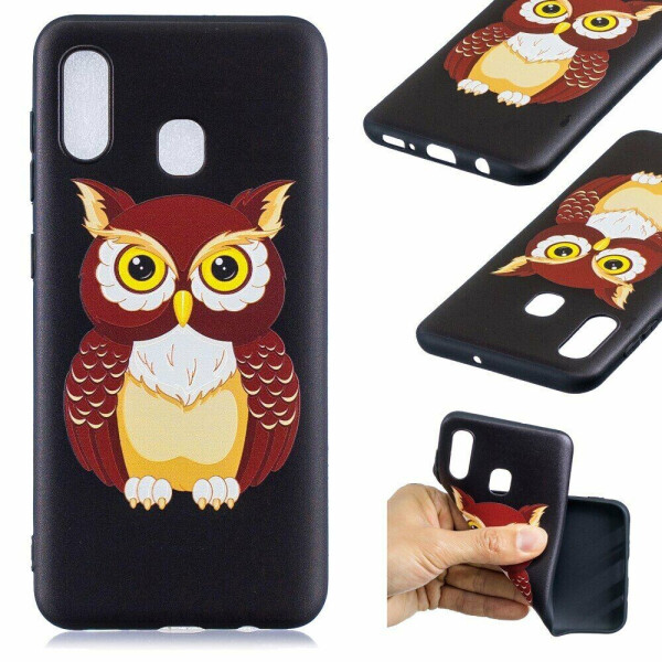 

Силиконовый (TPU) чехол UniCase Color Style для Samsung Galaxy A30 (A305) - Cool Owl